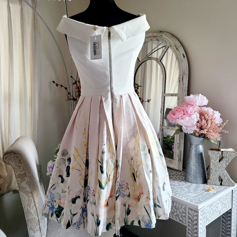 ✨️HP✨️LAST 1 • NWT TED BAKER FULL SKIRT DRESS - Picture 4 of 7